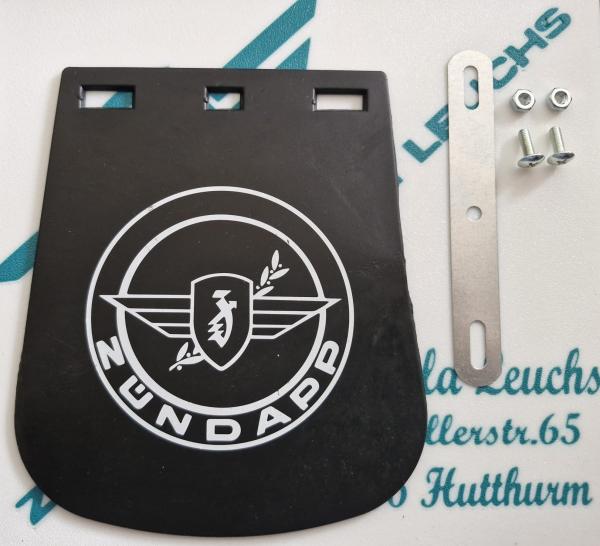 ZÜNDAPP Gummi-Spritzlappen mit Befestigungsset – 14 x 17 cm